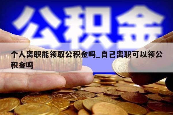 个人离职能领取公积金吗_自己离职可以领公积金吗